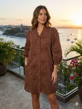 Brown Midi Dress