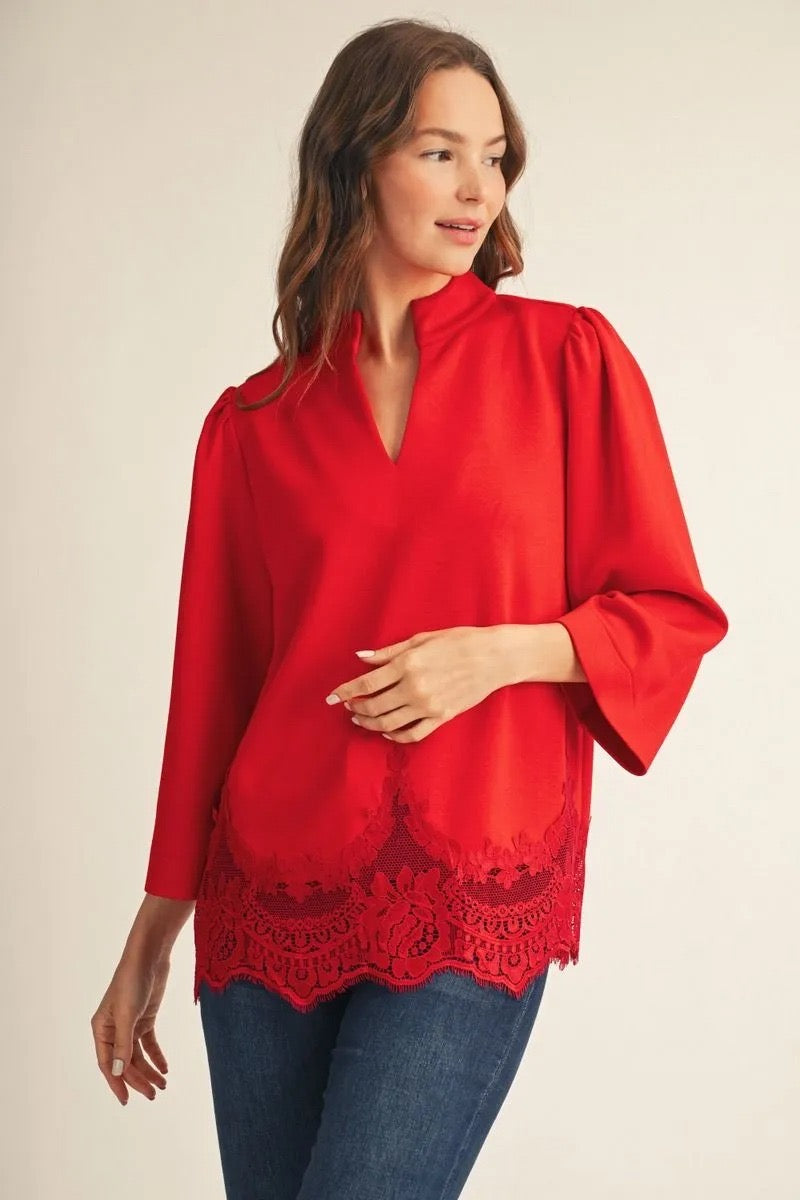 Elegance Scarlet Lace