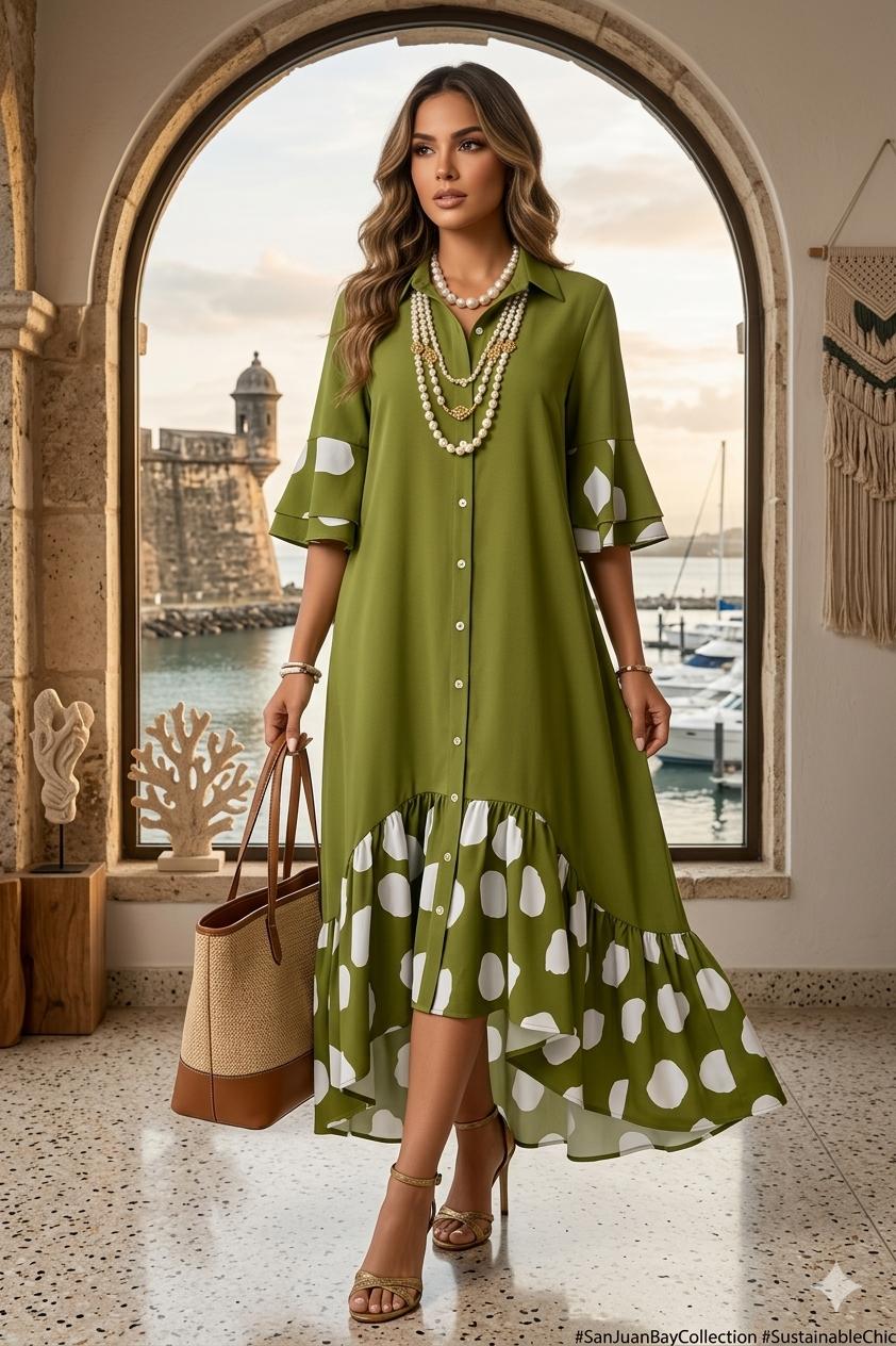 Olive San Juan Midi Dress