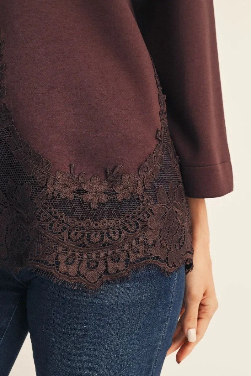 Elegance Scarlet Lace Brown