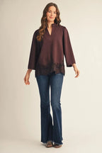 Elegance Scarlet Lace Brown