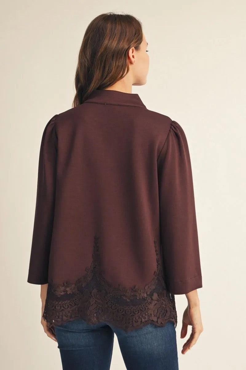 Elegance Scarlet Lace Brown