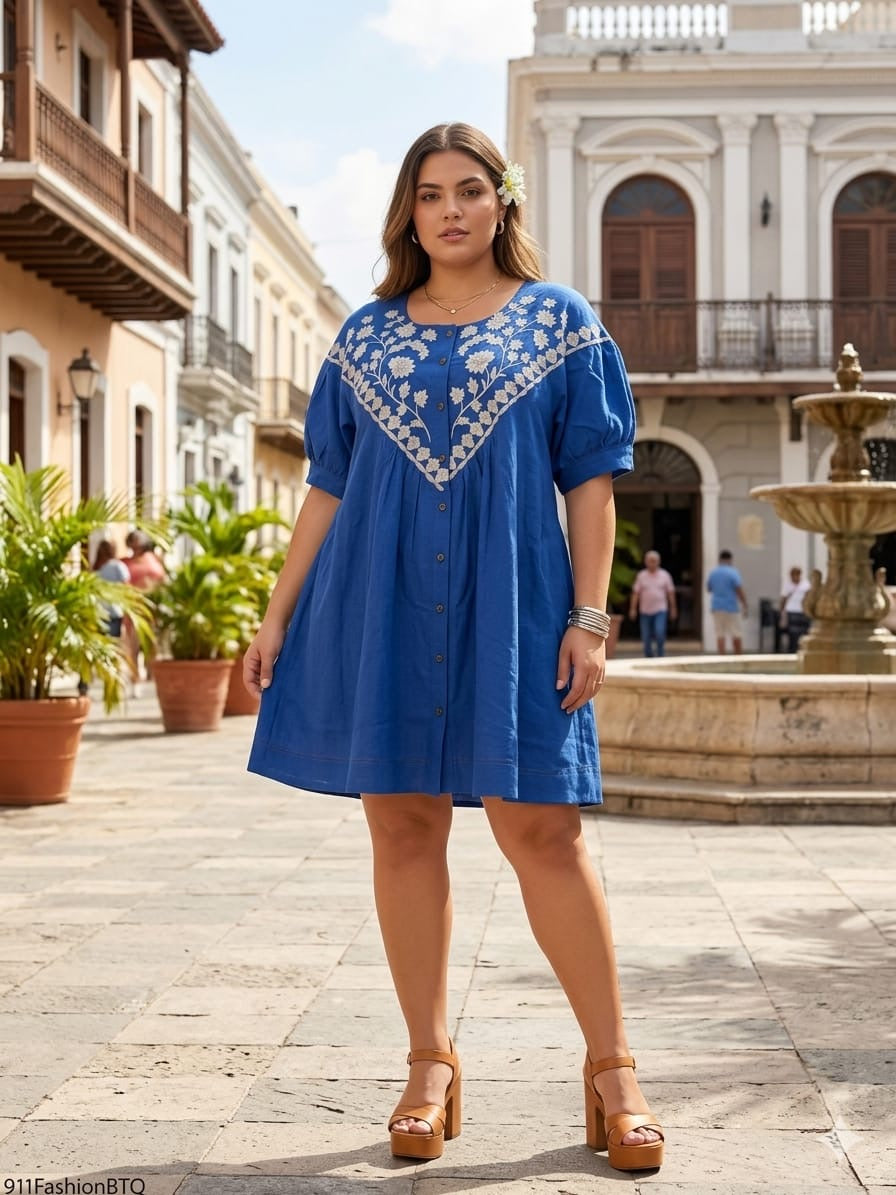 Royal Midi Dress