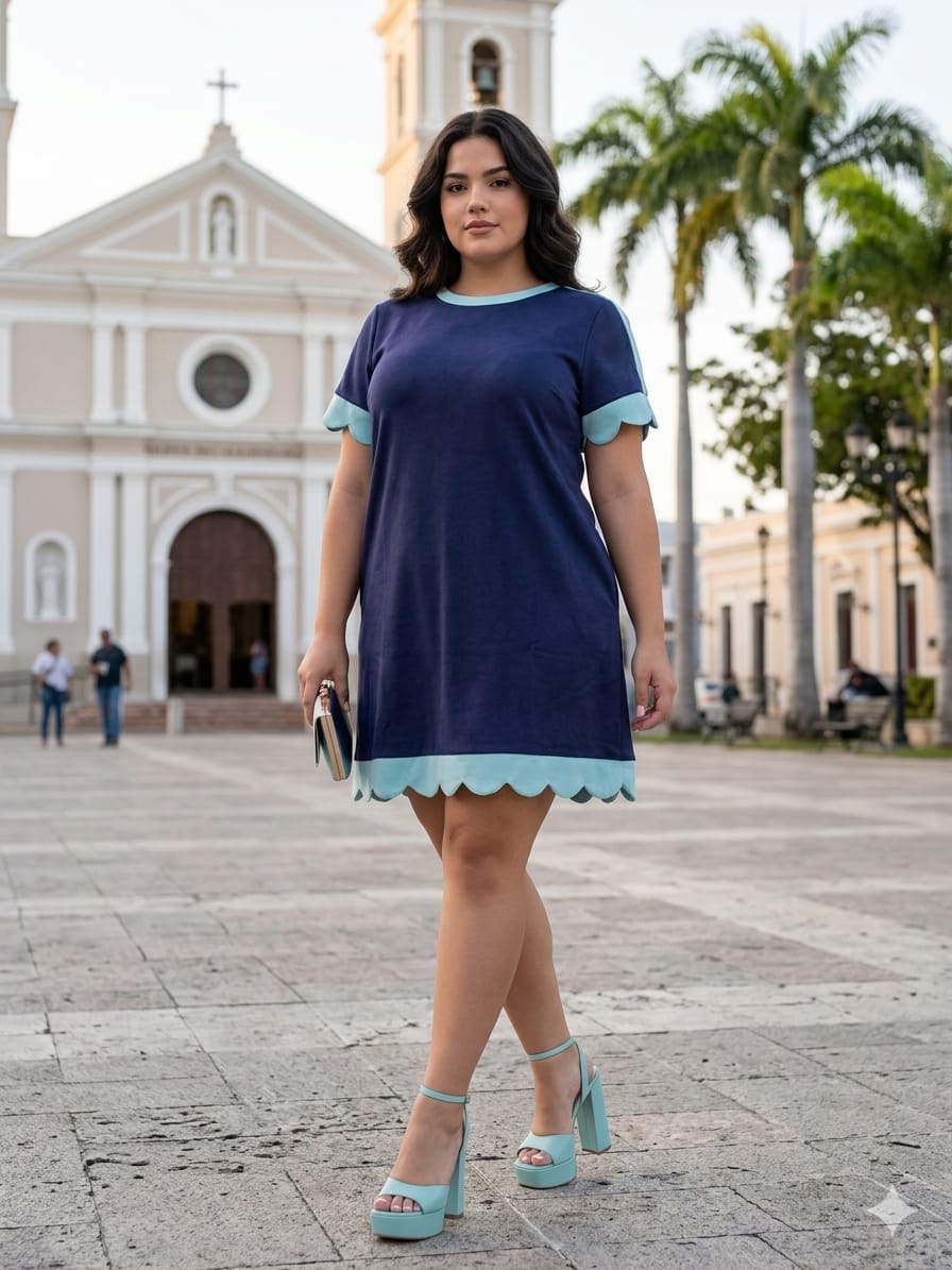 Dos Mares midi dress