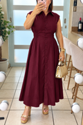 Bordeaux Harbor Maxi Dress
