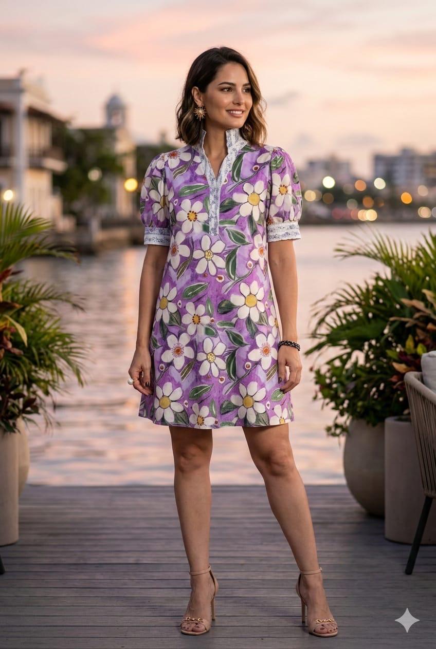 Lavender Bloom Dress