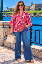 Berry Bloom Blouse - 911 Fashion Boutique