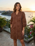 Brown Mini Dress - 911 Fashion Boutique