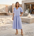 Chambray Breeze Midi Dress - 911 Fashion Boutique