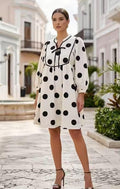 Classic Polka Dot Babydoll Dress - 911 Fashion Boutique