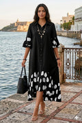 Bahía Nocturna Midi Dress