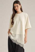 Ecru Lace Top🤍 - 911 Fashion Boutique