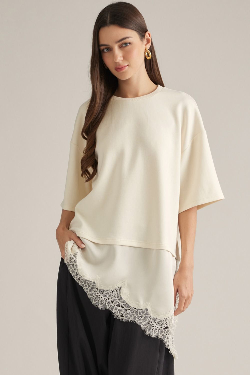 Ecru Lace Top🤍 - 911 Fashion Boutique