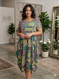 Mosaic Patchwork Dress