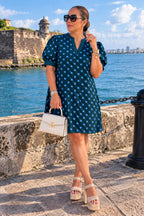 Hunter Green Polka Dot Dress - 911 Fashion Boutique