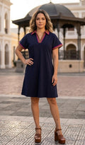 Navy Chic Polo Dress - 911 Fashion Boutique