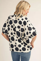 Polka Dot Chic Blouse - 911 Fashion Boutique