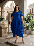 Royal Blue Flow Midi Dress - 911 Fashion Boutique