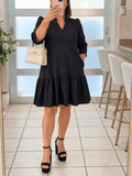 Vestido Ruffle Negro🖤 - 911 Fashion Boutique