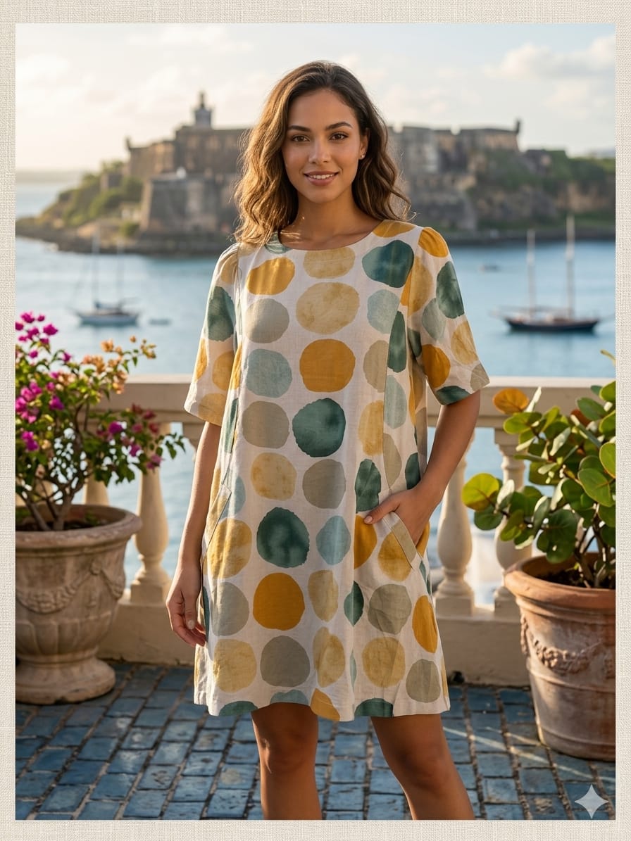 Watercolor Dots Dress - 911 Fashion Boutique